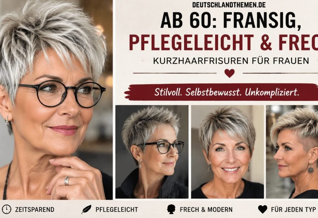 ab 60 fransig pflegeleicht kurzhaarfrisuren frauen frech